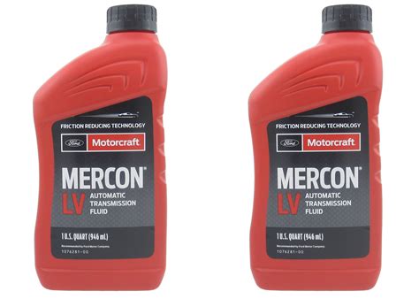 motorcraft mercon lv automatic transmission fluid xt-10-qlvc|mercon lv ford part number.